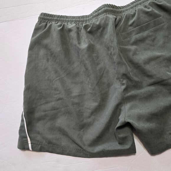 Darc Sport Darby Track Shorts Army Green EUC Size L Large - Picture 7 of 10